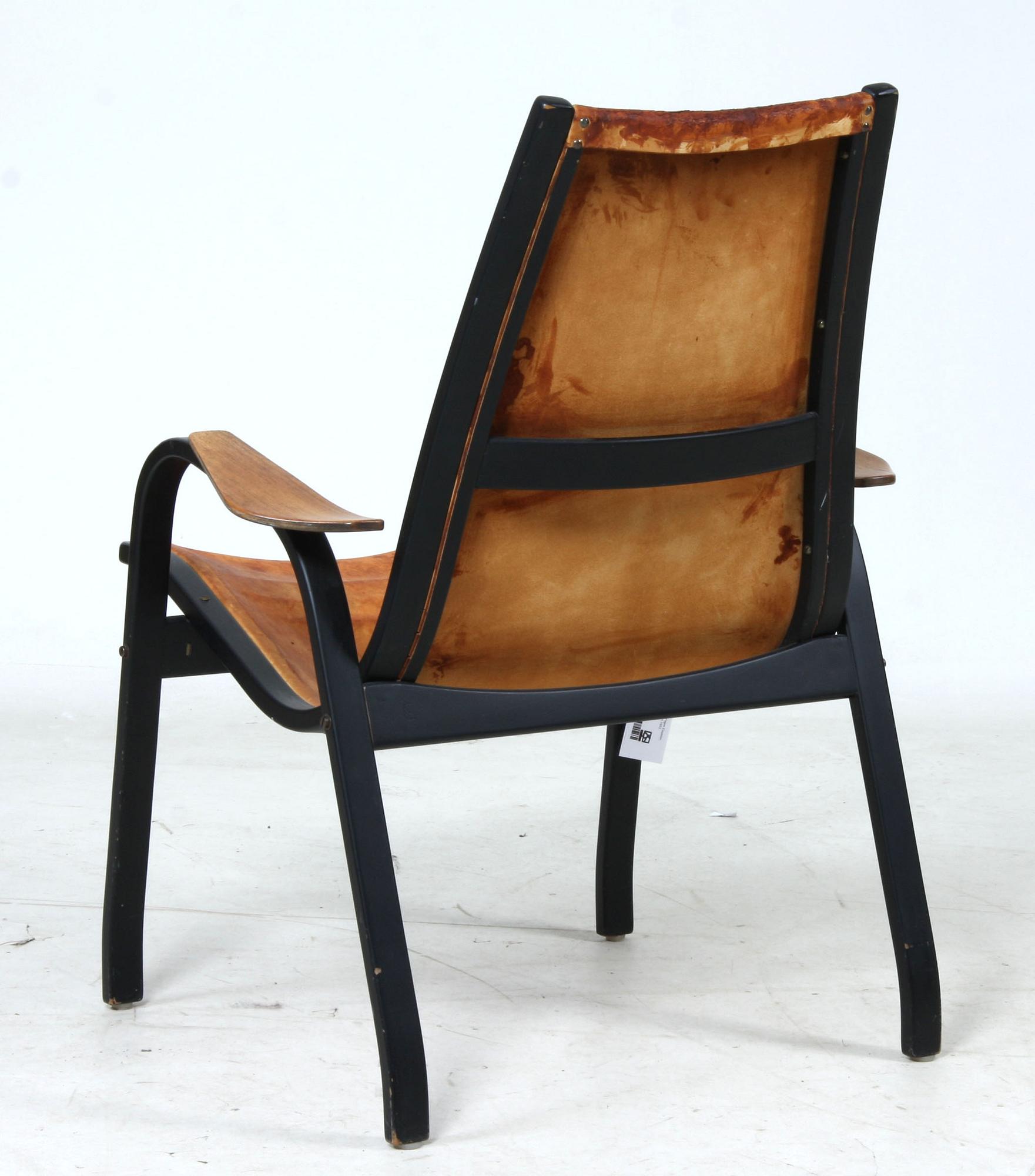 KARMSTOL, "Båge", Yngve Ekström, ESE-möbler, modellen formgiven 1953.