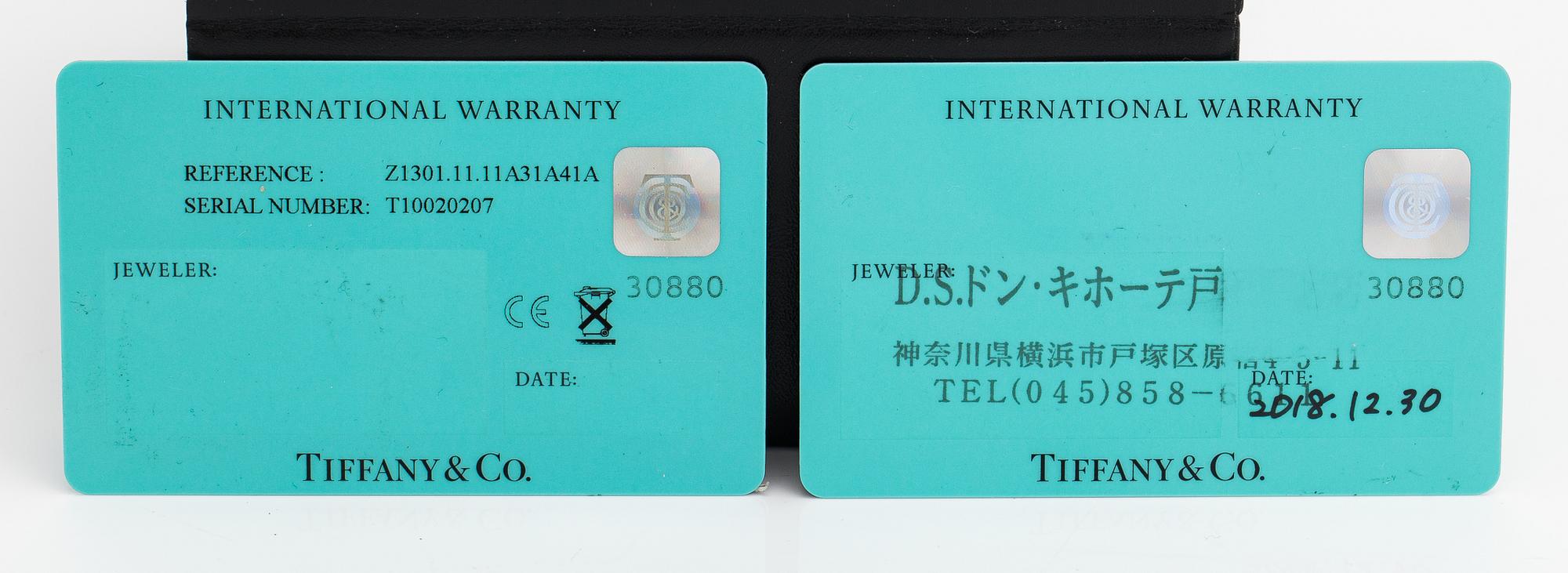 Tiffany & Co, Atlas Satin belt, armbandsur, 36 mm.