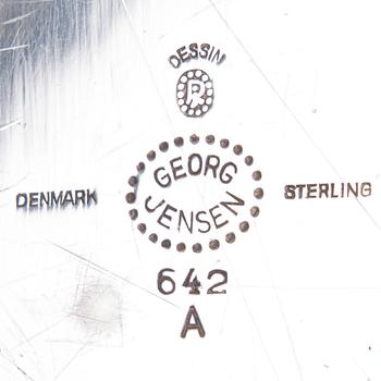FAT, sterlingsilver, Georg Jensen, stämplad RJ, Danmark. Vikt 699 g.
