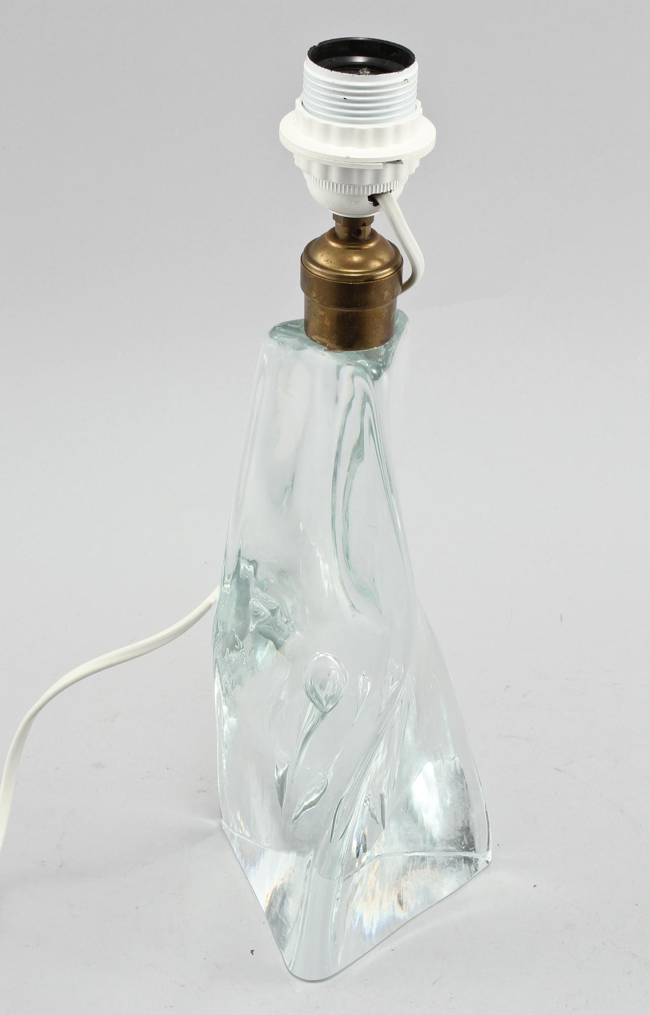 BORDSLAMPA, 1900-talets andra hälft.