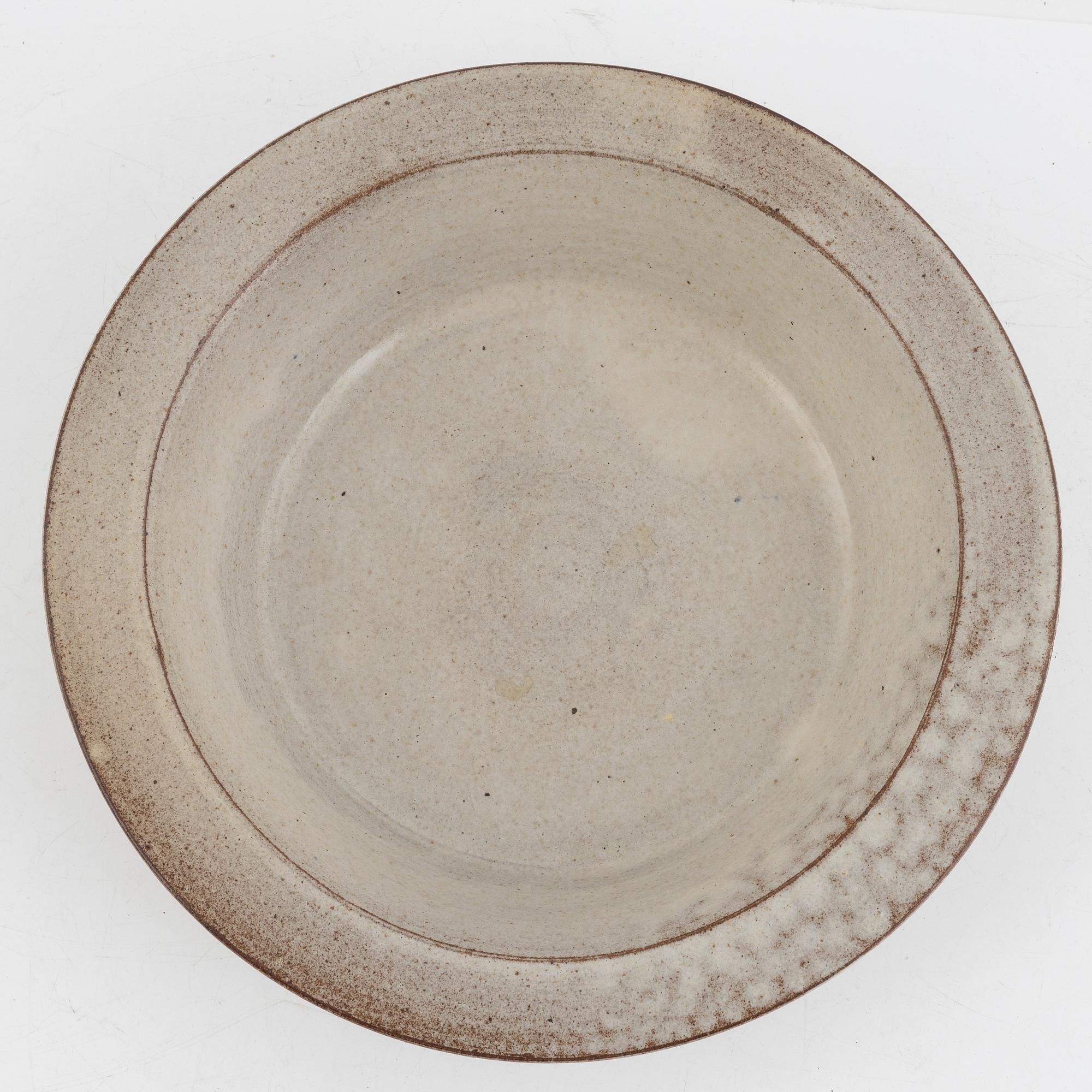 Signe Persson-Melin, skål, stengods, stämpelsignerad SP.