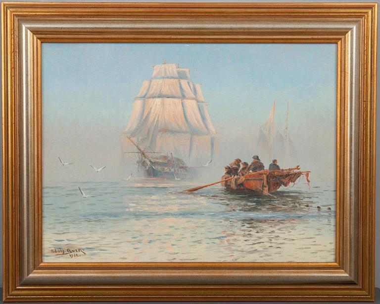 Adolf Bock, STILL MORNING AT SEA.