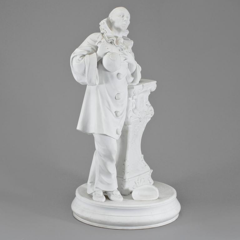FIGURIN, parian, 1900-tal.