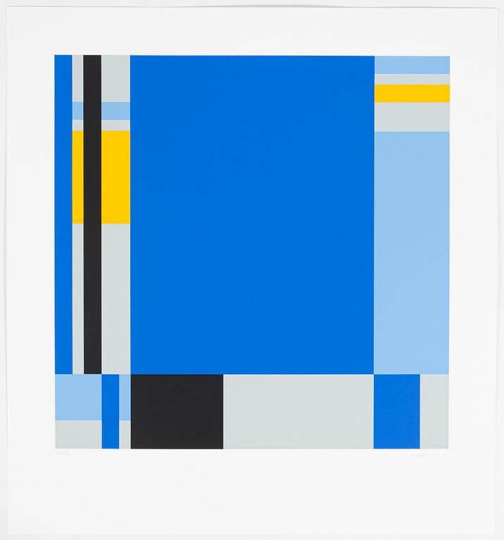 Jo Niemeyer, "Tourila", portfolio with 4 silkscreen in colours.