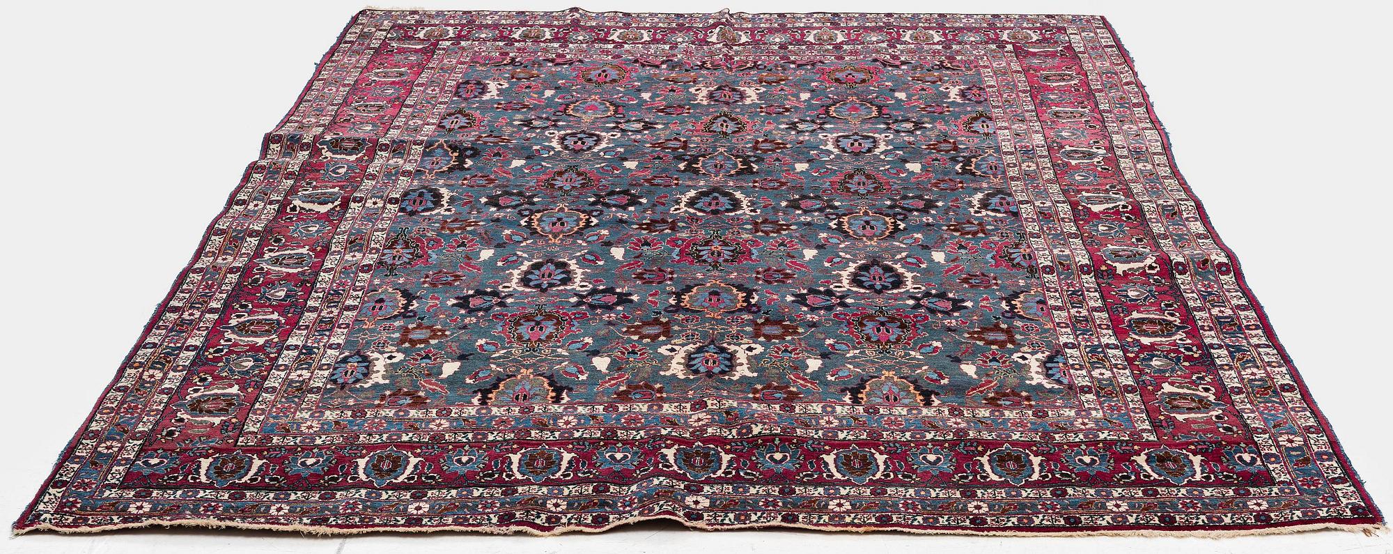 Matta, semiantik Teheran, norra Persien, ca 298 x 211 cm.