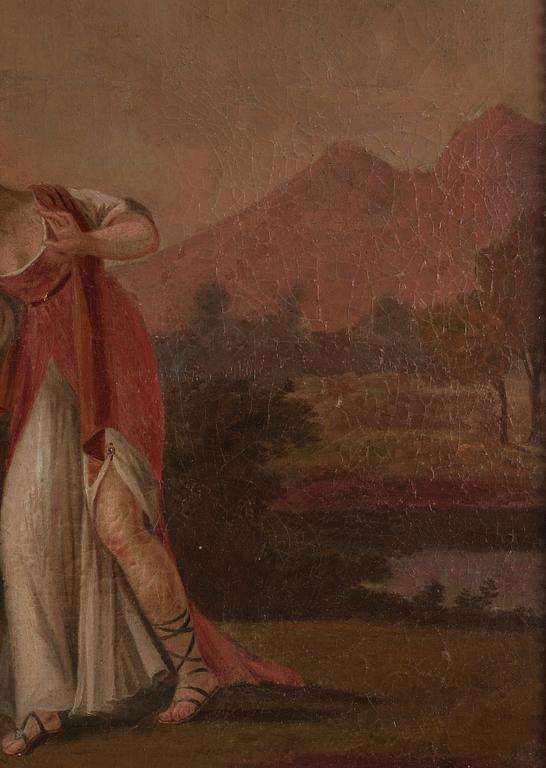 Nicolas Lancret, hans art, Väggfält med spegel och figurscen.