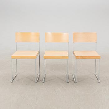 Enzo Berti, chairs 6 pcs "CUBA", Lapalma, Italy late 20th century.