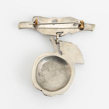 Estrid Ericson, attributed to, a Pewter Brooch, 1960s.