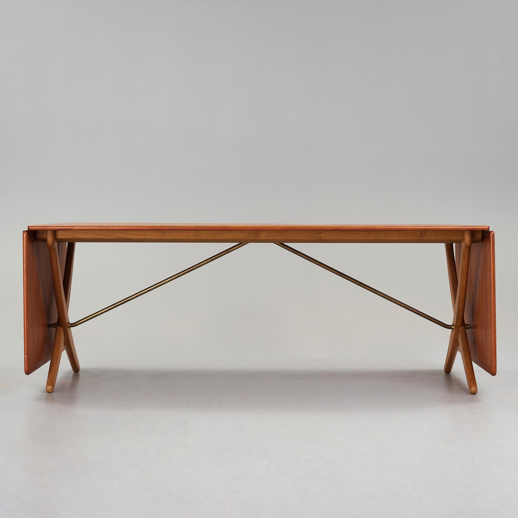 Hans J. Wegner, an "AT-314" dinner table, Andreas Tuck, Denmark 1950-60's.