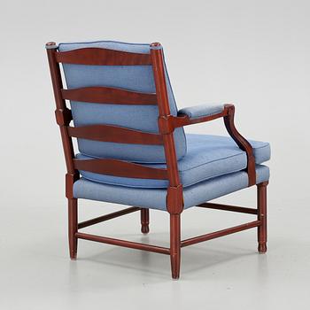 FÅTÖLJ, sk gripsholmsmodell, Arne Norell, 1900-talets andra hälft.