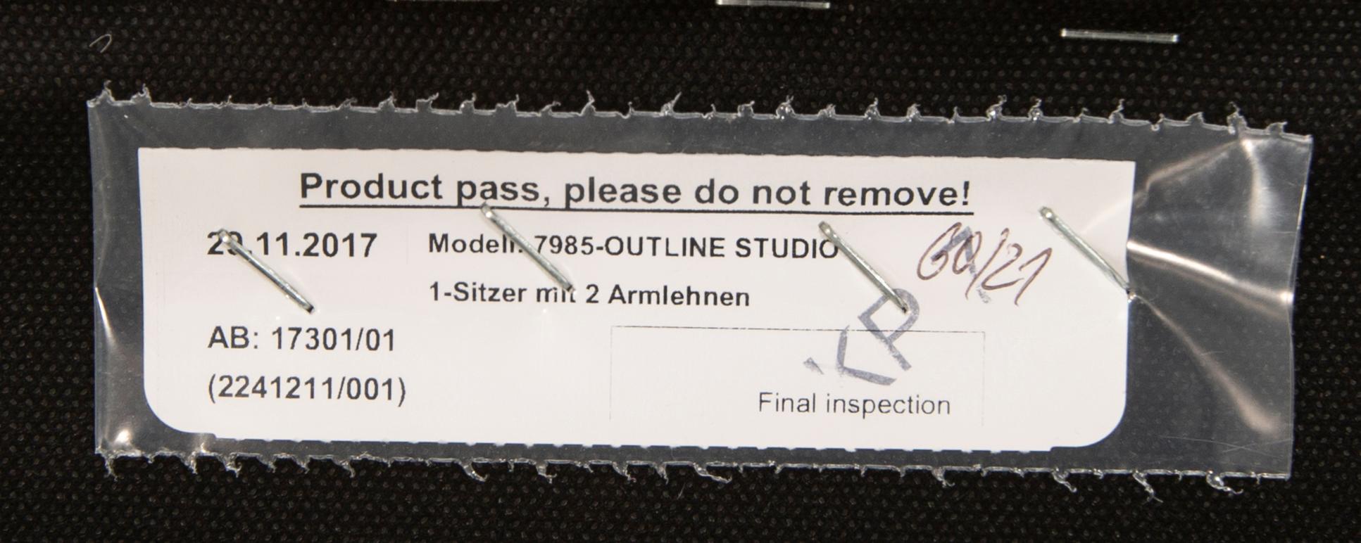 Muuto, Anderssen & Voll, Fåtölj modell 7985 för  Outline studio 2017.