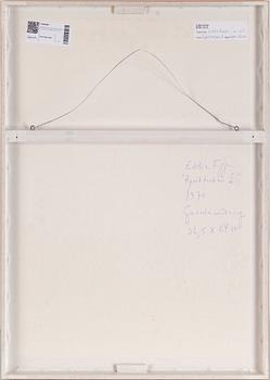 EDDIE FIGGE, gouache on paper, signed and dated 1970.