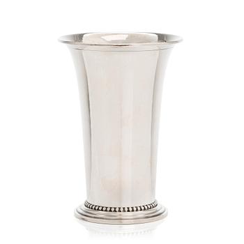 Georg Jensen, sterling silver beaker, 107 A, Copenhagen, Denmark 1933-44.