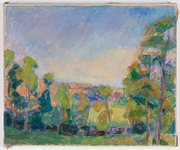 SIMONE DE DARDEL, oil on canvas, signed and dated 47.