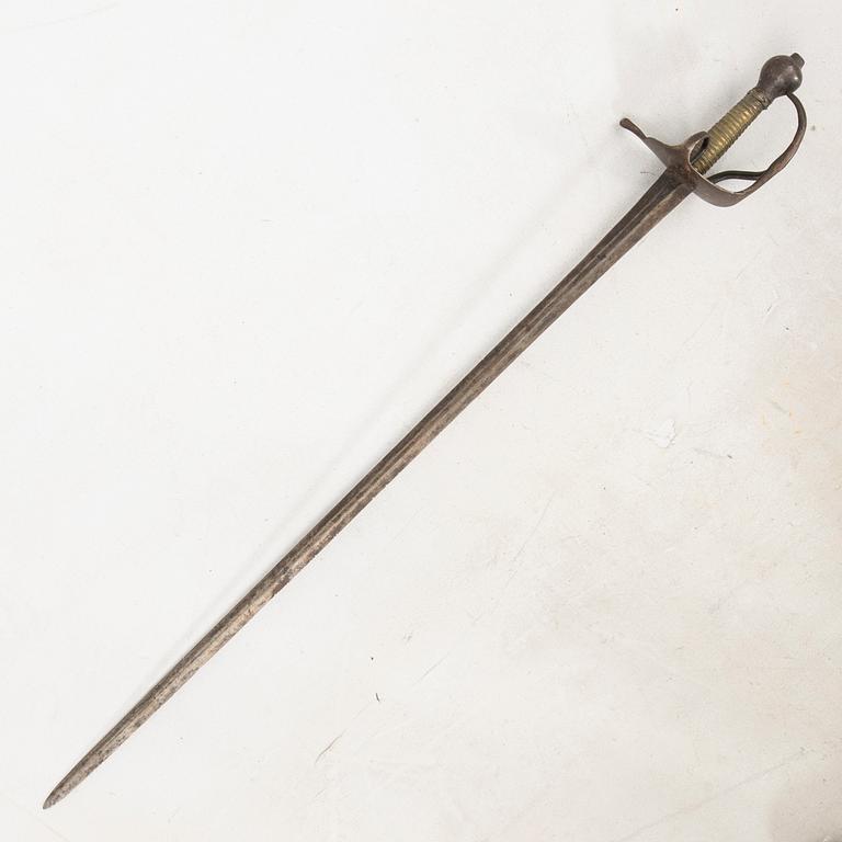 A Swedish sword, 1685 pattern.