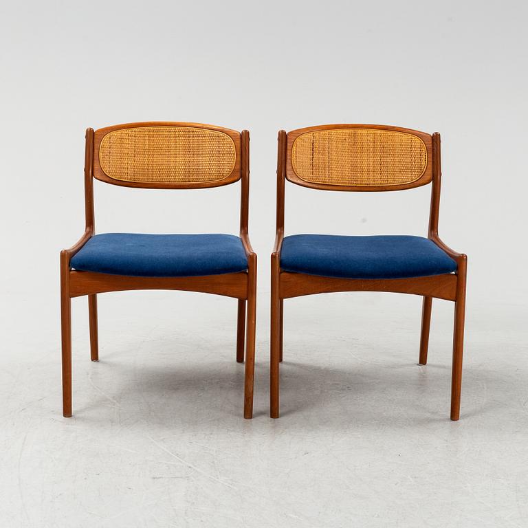 Ib Kofod Larsen, stolar, ett par, för Christian Linneberg, Danmark, 1960-tal.
