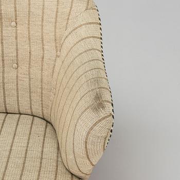 Flemming Lassen, fåtöljer, ett par, tillverkad av Asko 1952-1956.