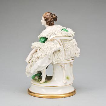 FIGURIN, porslin, Tyskland, 1900-talets första hälft.