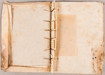 CHANSONNIER, pergament, ca 1500-1600-tal.