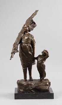 ELISABETH NOURSE, efter, skulptur, brons, 2000-tal.