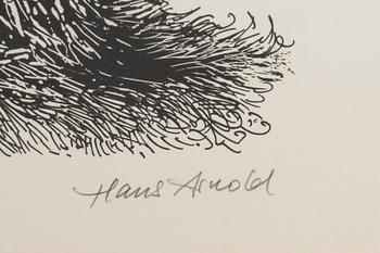 HANS ARNOLD, litografi, signerad, E.A.
