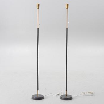 Asea, floor lamps, a pair, first half of the 20th century.