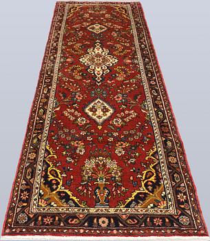 A Mehraban runner, approx. 324 x 89 cm.