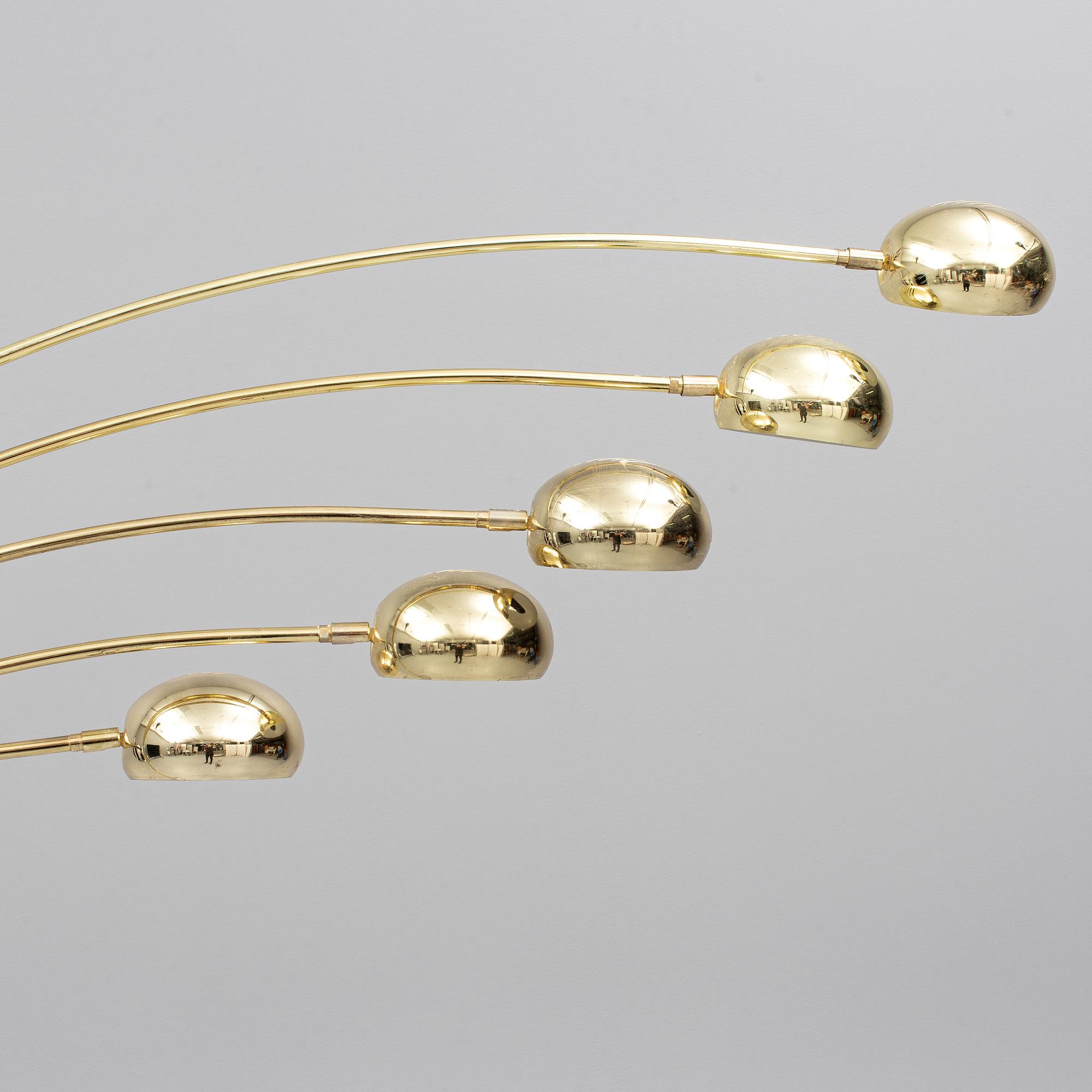 A 20th century floor lamp.