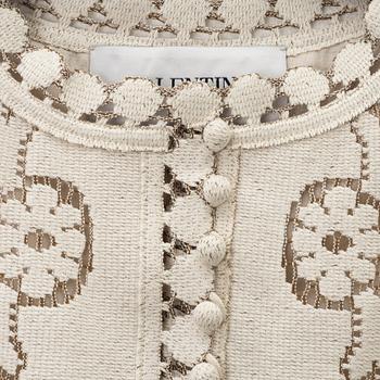 Valentino, a cotton lace dress, size 38.