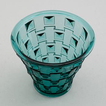 VAS, glas, Simon Gate, Orrefors SP14, ca 1930.