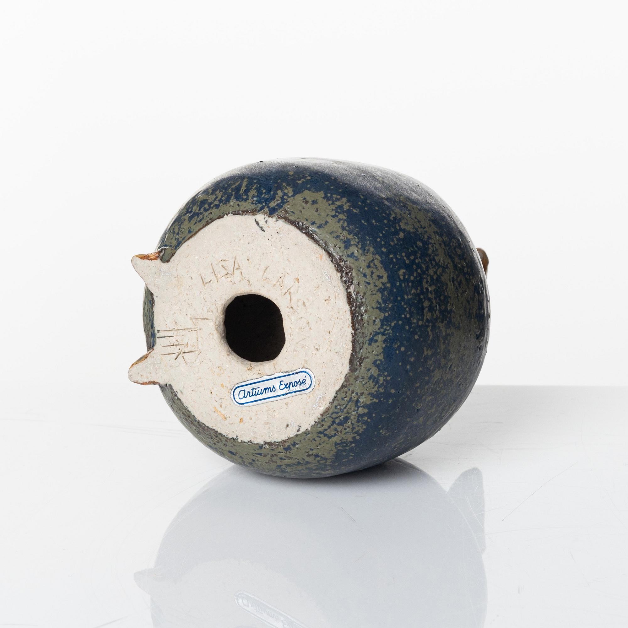 Lisa Larson, a unique stoneware sculpture of a mother and child, Gustavsberg studio, Sweden 1950s.