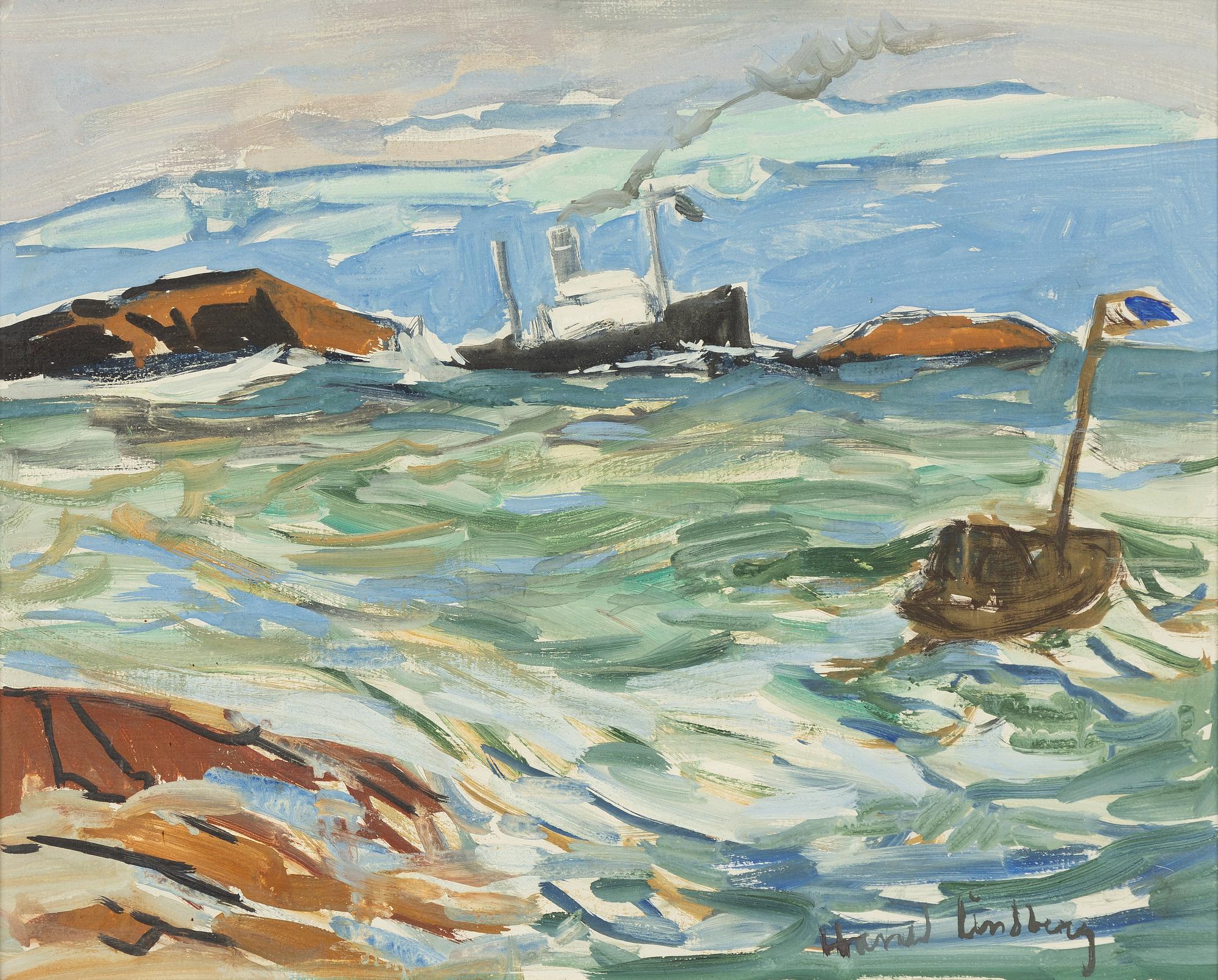 Harald Lindberg, "Höstdag, Simpnäs".