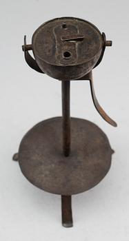 RESEOLJELAMPA, smide, 1700-tal.