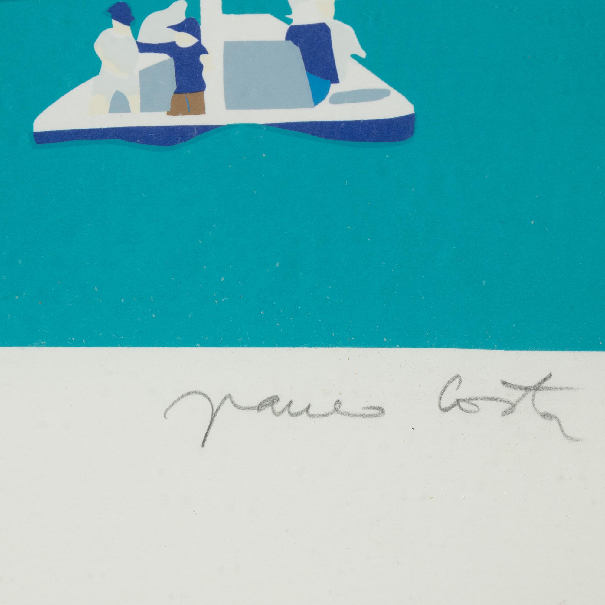 Franco Costa, färgserigrafi, signerad AP 19/30.