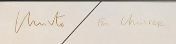 Christo & Jeanne-Claude, after, colour offset, signed.