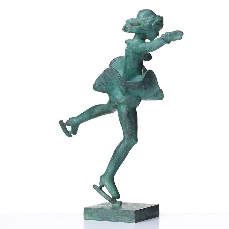 Carl Milles, "Skridskoprinsessan" (=The skater princess).