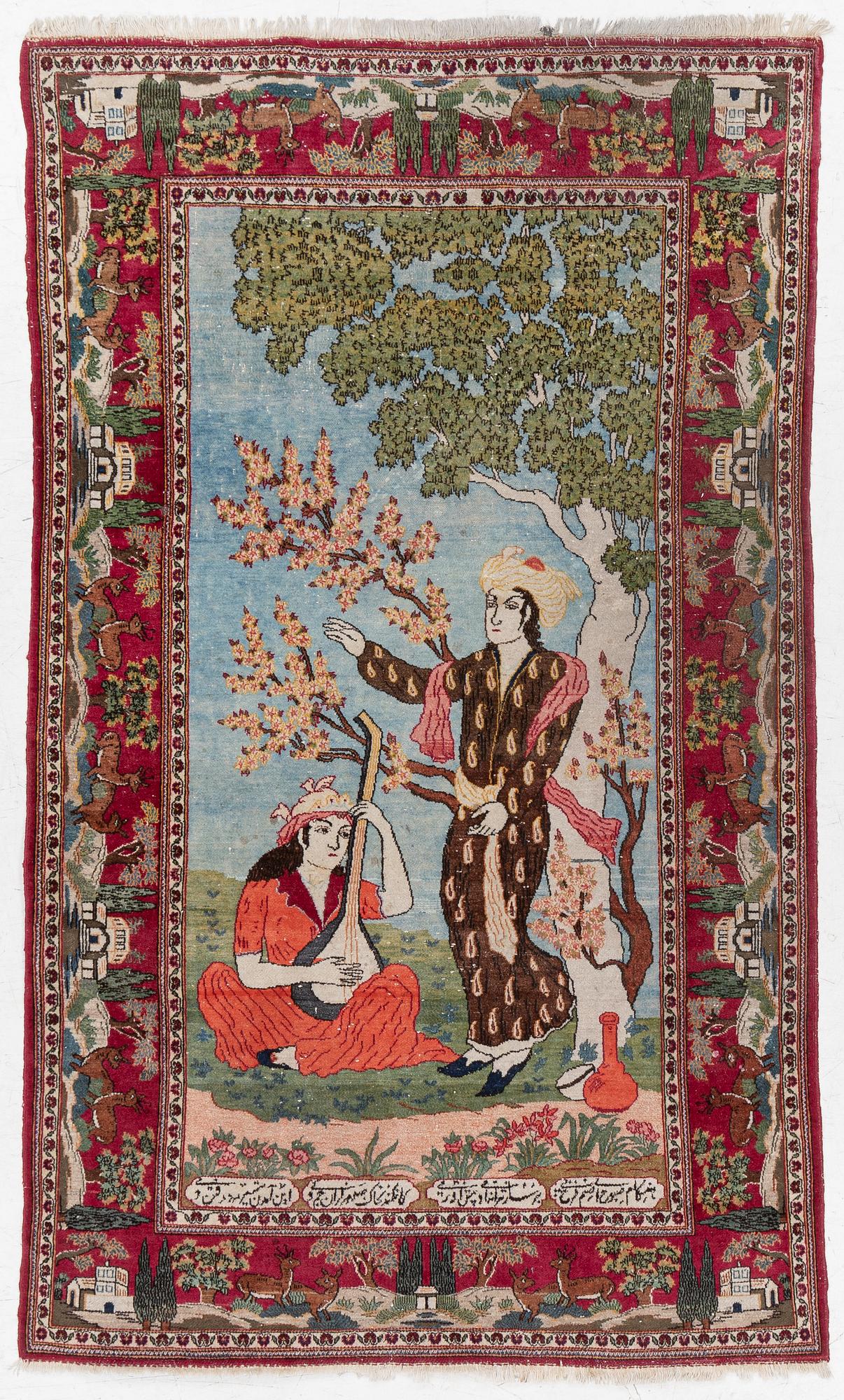 Matta, Keshan, Figural, 200 x 125 cm.