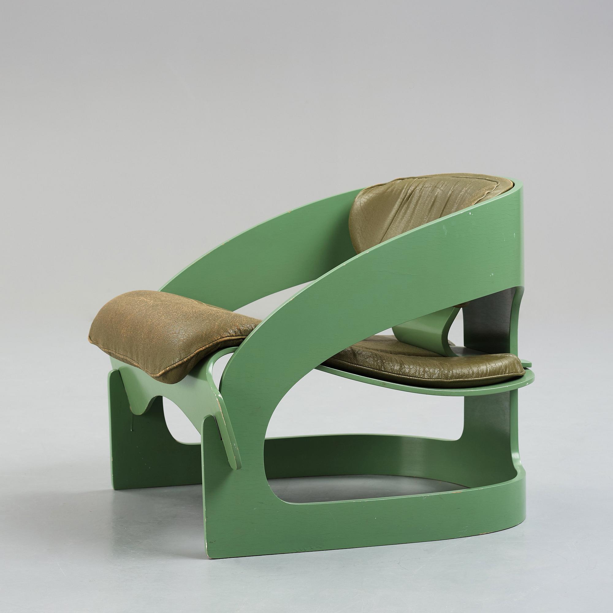 Joe Colombo, JOE COLOMBO, an easy chair, model 4801 for Kartell, Italy 1960-70's.