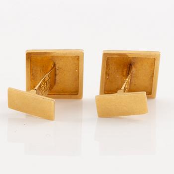 Björn Weckström, cufflinks, a pair, "Ruta", 18K gold.