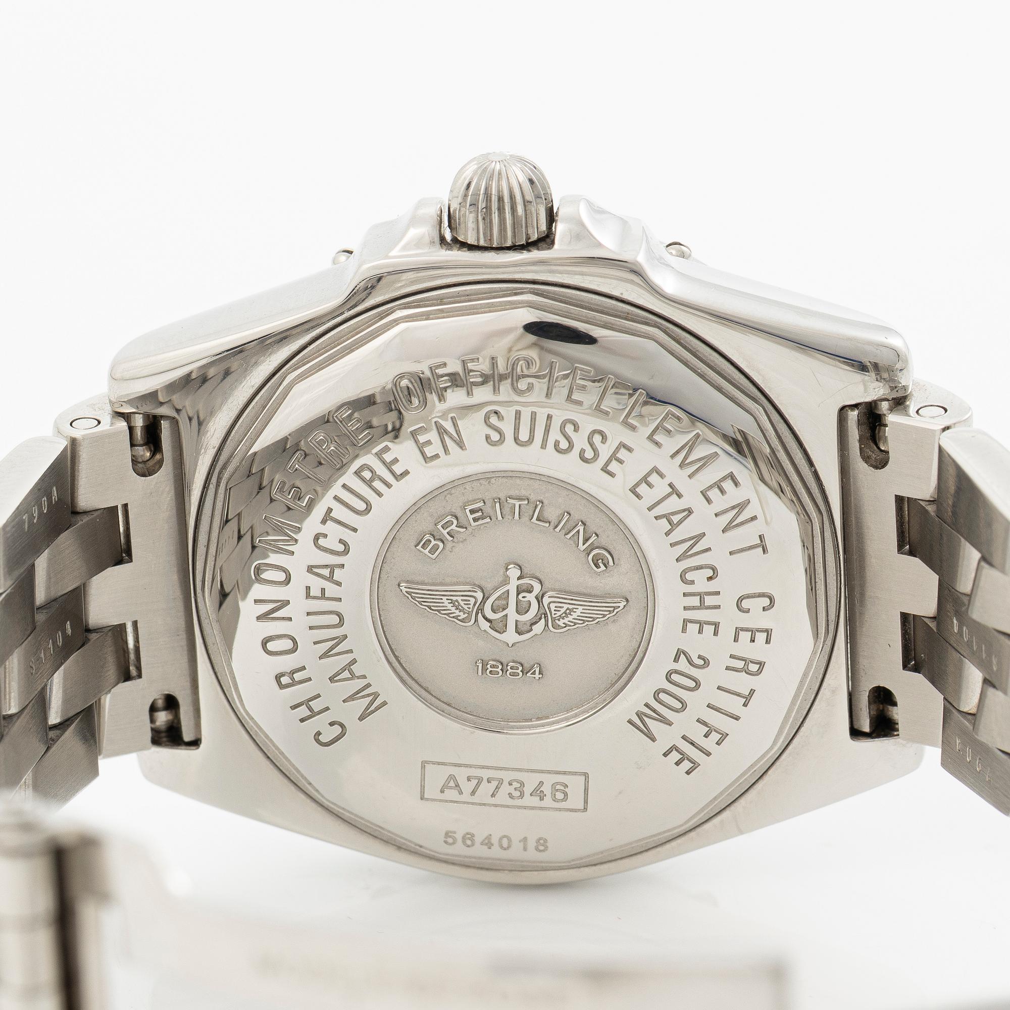 Breitling, Callisto, wristwatch, 34.4 mm.