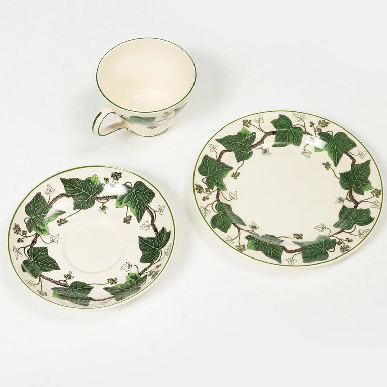 A 60-piece dinner and coffee service, 'Napoleon Ivy', Wedgwood, England.