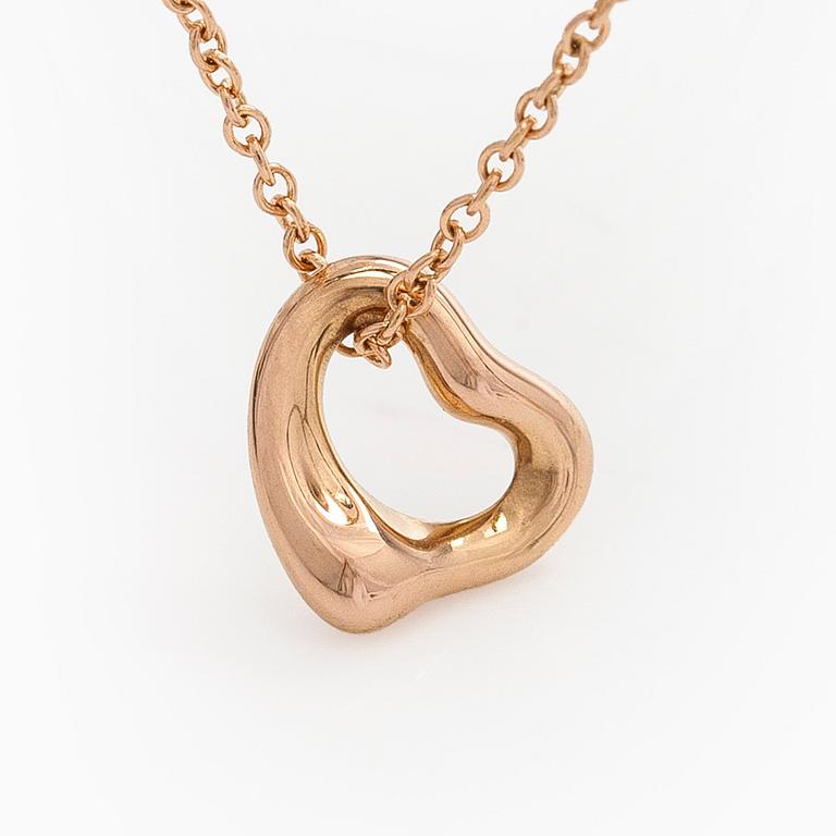 Tiffany & Co, necklace, "Open Heart", 18K gold.