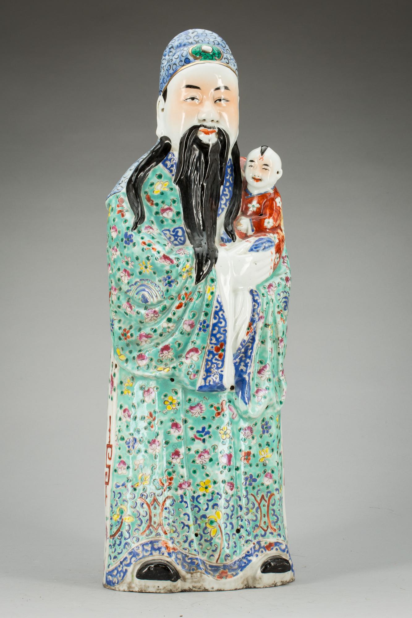 FIGURIN, porslin, Kina, 1900-talets slut.