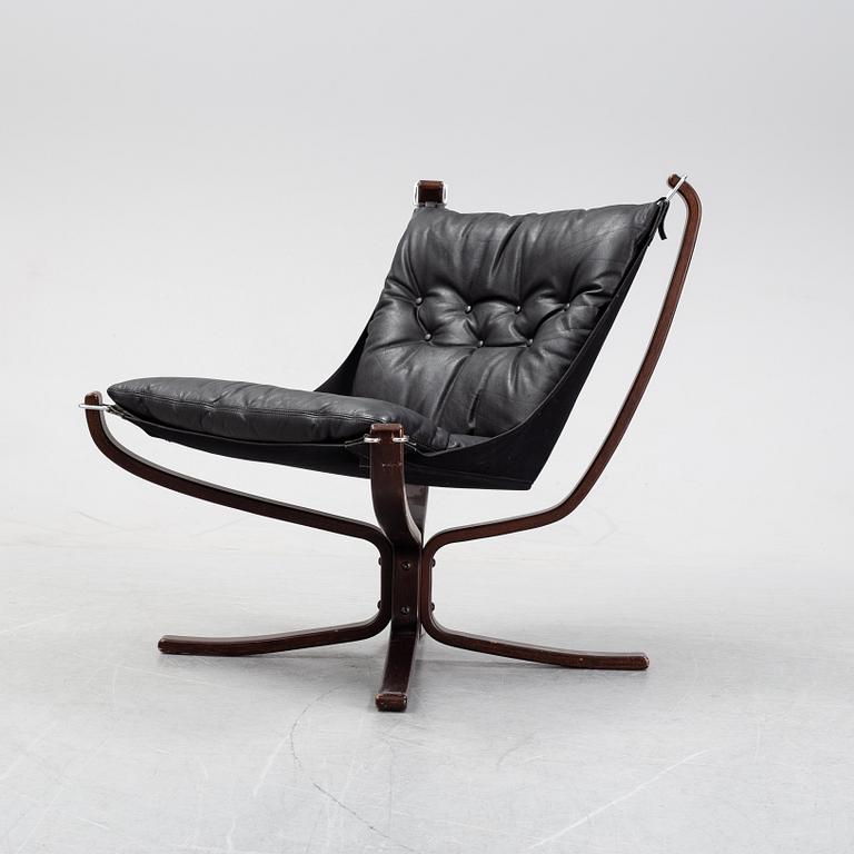 Sigurd Ressel, an easy chair, "Falcon Chair" for Vatne Möbler, Norway 1970s.