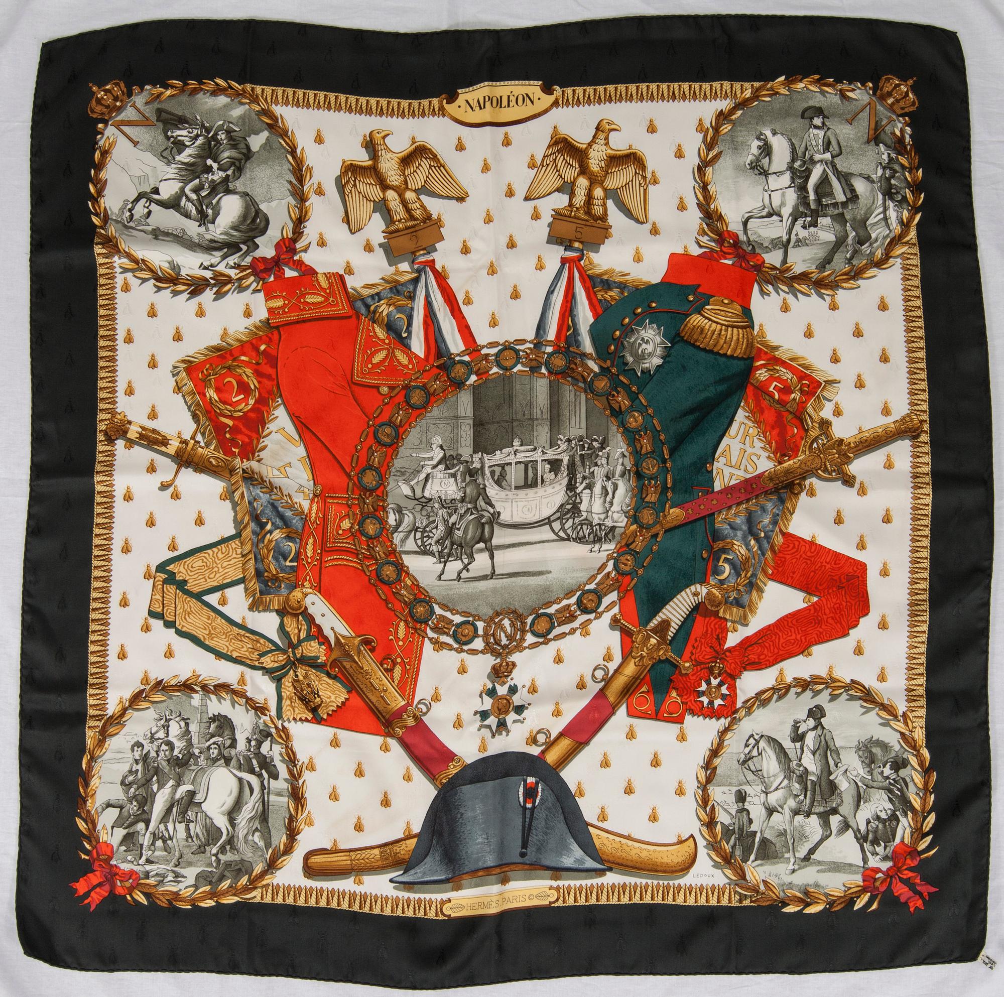 SCARF, "Napoleon", Hermès.