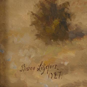 Bruno Liljefors, Resting fox.