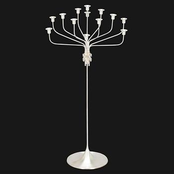 Tapio Wirkkala, a thirteen-candle silver candelabrum, model TW 412, Kultakeskus, Hämeenlinna Finland 2008.