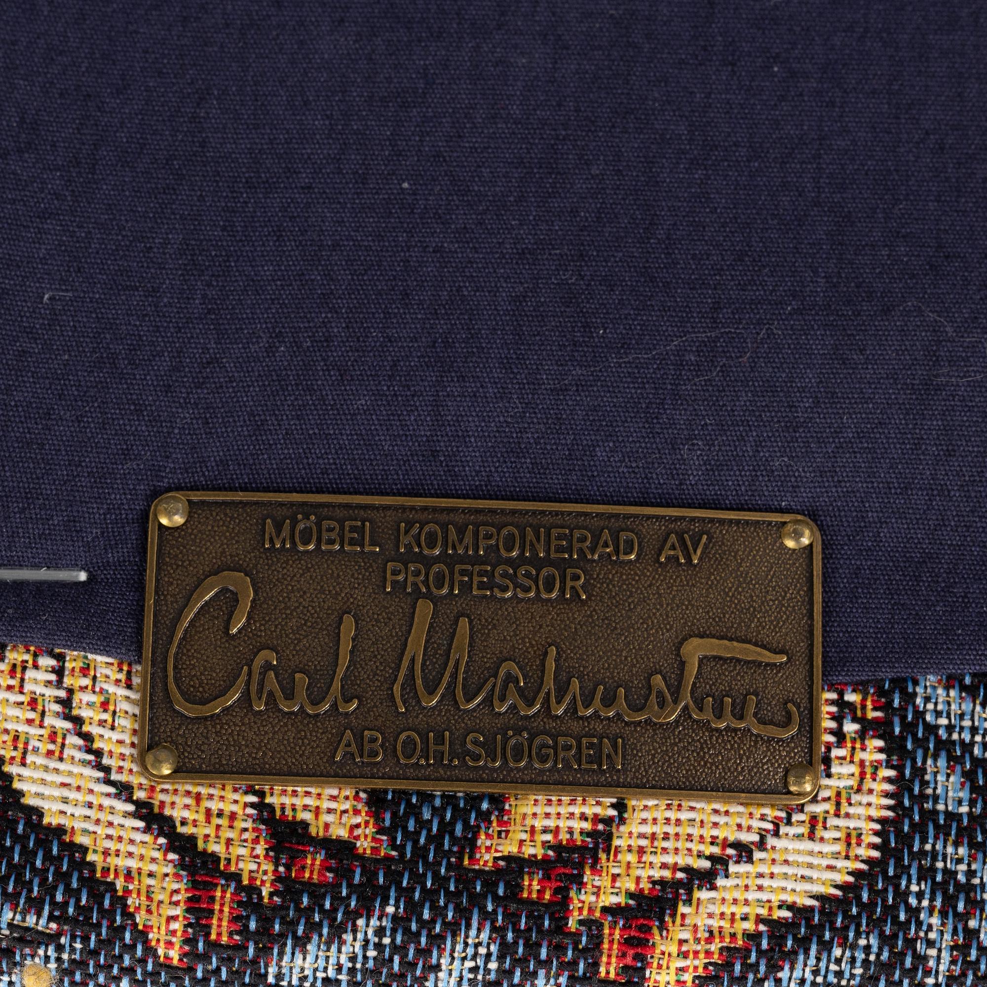 Carl Malmsten, a 'Farmor' armchair, AB O.H. Sjögren, Tranås, second half of the 20th century.