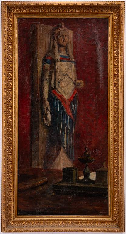 Hans Nikolaj Hansen, Skulptur vid skrivbordet.