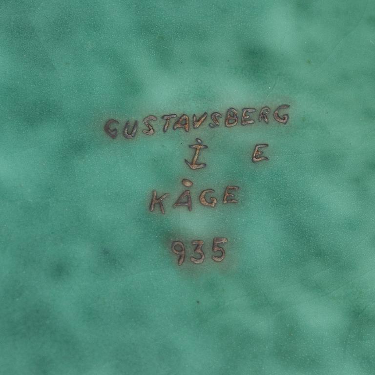 Wilhelm Kåge, vas, stengods, "Argenta", Gustavsberg.